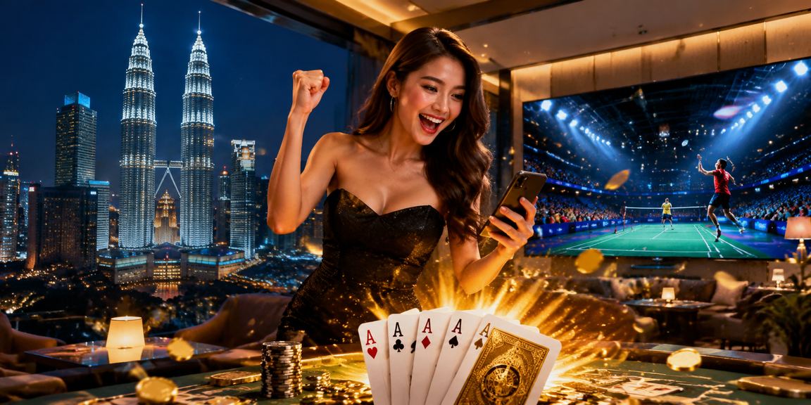 Suasana permainan kad bergaya Melayu di Kuala Lumpur pada platform o9win baccarat